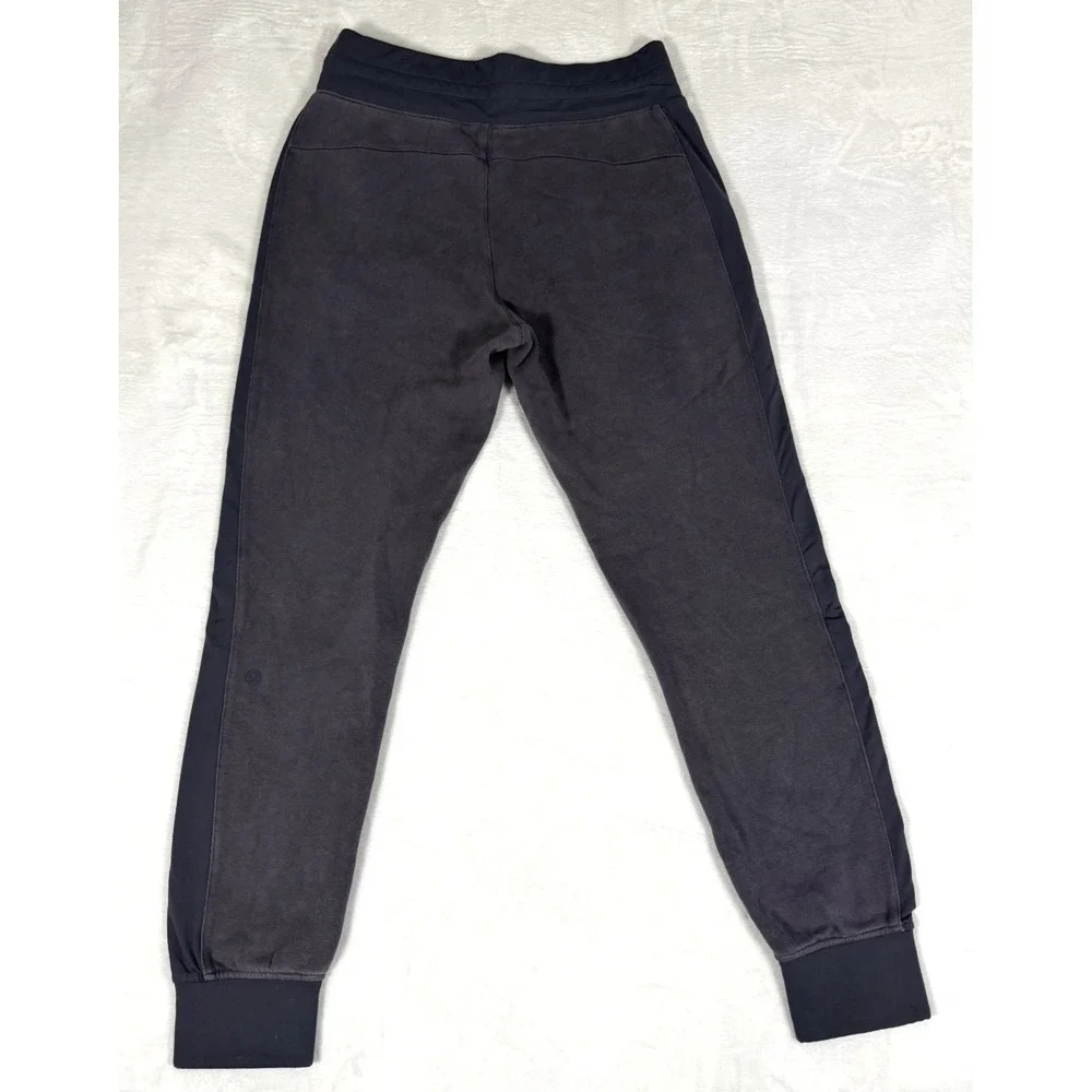 Lululemon Get Going Joggers Women's 6 Navy Blue Cotton Blend Cuffed
